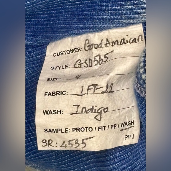 Good American Blue Corset Cropped Hoodie- NWOT - Picture 4 of 5